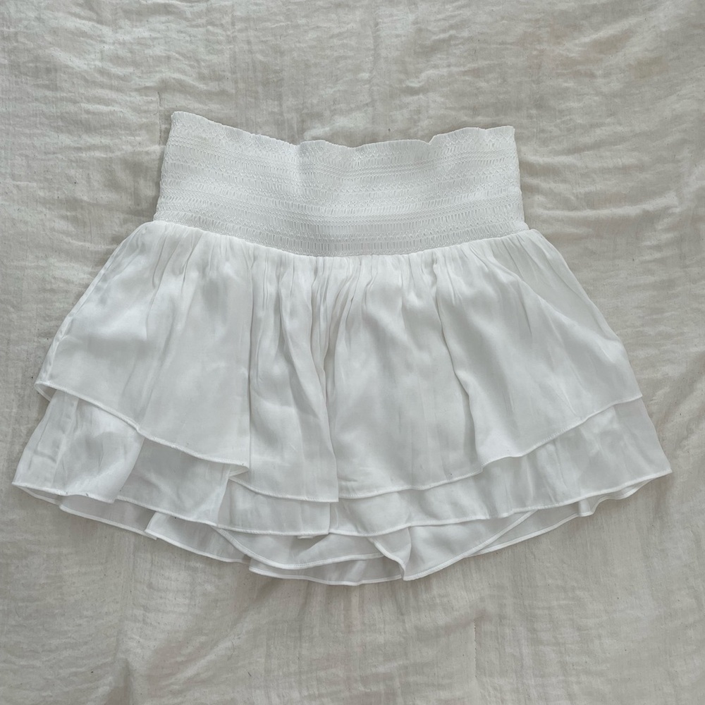 Chelsea & Violet White Mini Skirt